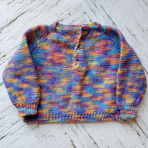 Hand-knit Pull-over Sweater